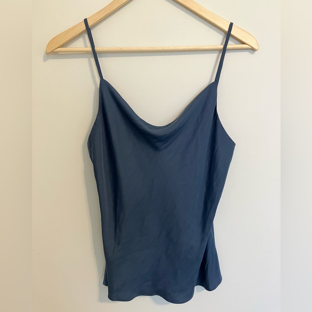 Loft Satin Cowl Neck Tank Top